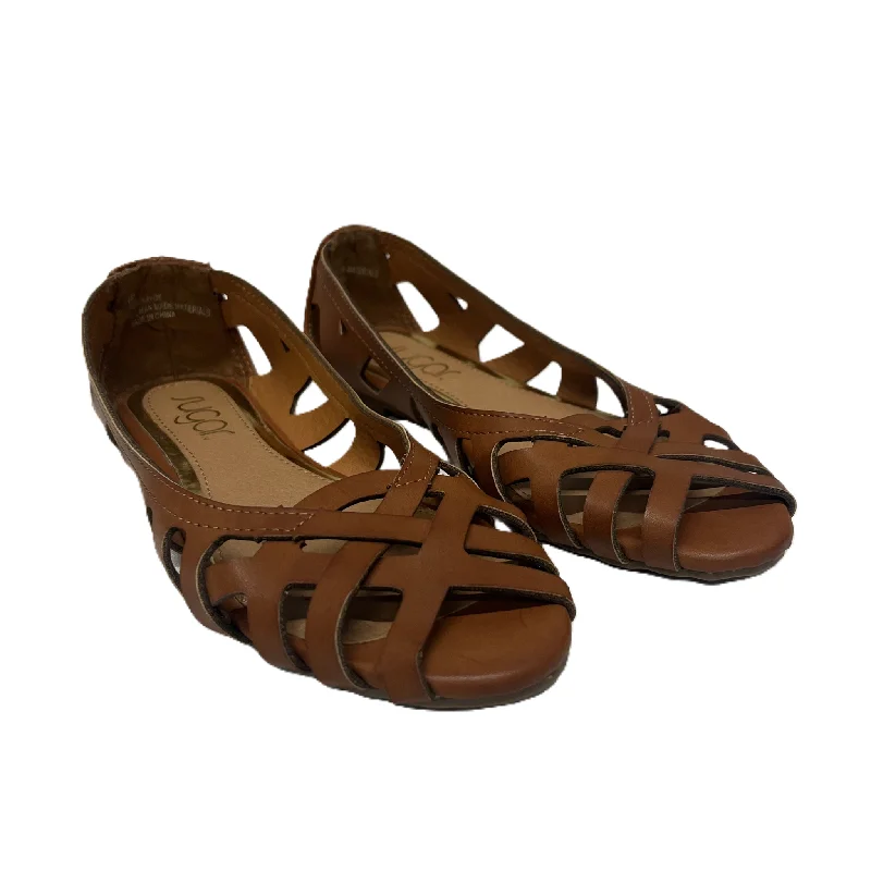 Flats for daily winter chic -Shoes Flats By Sugar In Tan, Size: 6