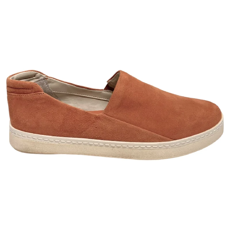 Flats with soft sole cushioning -Shoes Flats By Franco Sarto In Peach, Size: 7.5