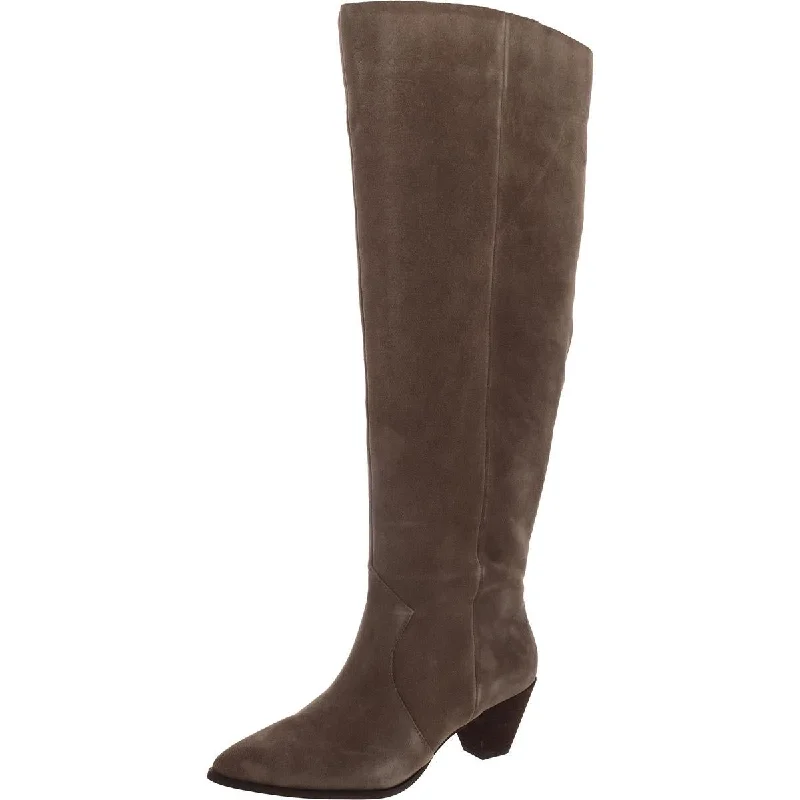 Boots with eco ridge repose -Vince Camuto Womens Sewinny4 Suede Block Heel Knee-High Boots