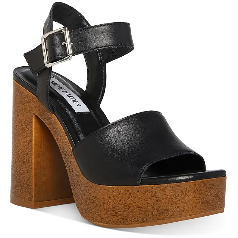 Durable sandals for sandy coastal evenings-Steve Madden Womens Kye Platform Block Heels