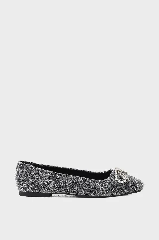 High heels for calm indoor evenings -Party Wear Pumps I44514-Silver