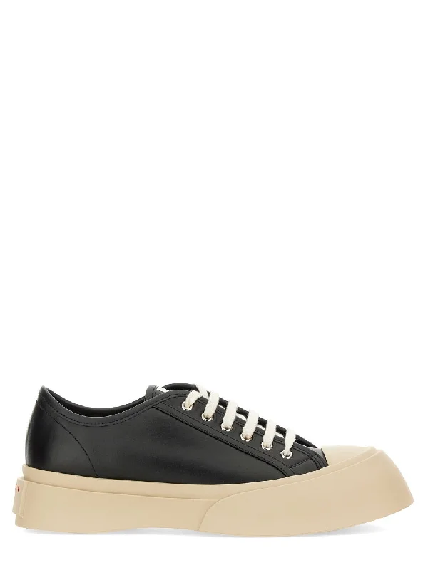 Athletic shoes with arch support -MARNI Men's Classic Leather Sneakers