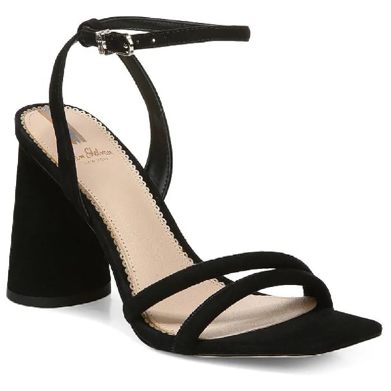 Premium sandals for chic shore evenings-Sam Edelman Womens Kia Padded Insole Square Toe Heels