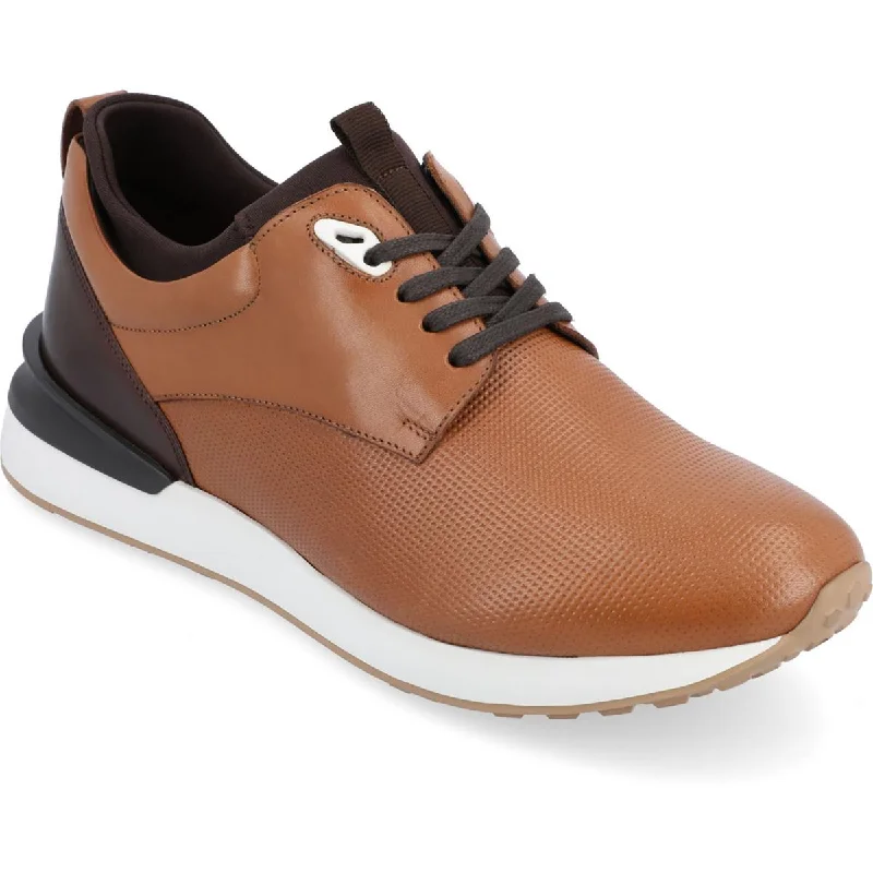 Athletic shoes with bold hues -Thomas & Vine Mens ZACH Leather Round toe Casual And Fashion Sneakers