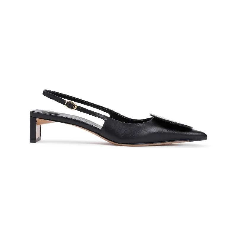 High heels with cushy sole padding -JACQUEMUS Chic Slingback Pumps with 5CM Heel