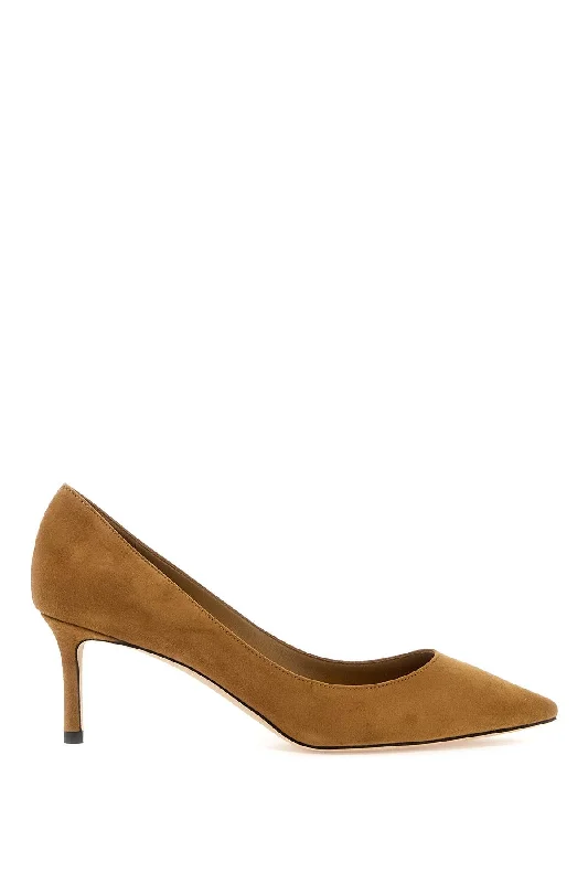 High heels for bold fall fashion -JIMMY CHOO Suede Romy 60 Pumps