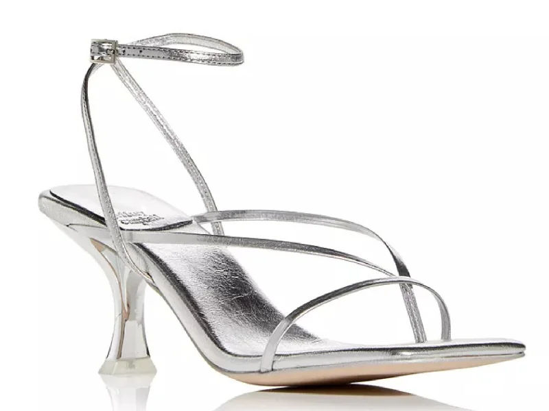 High heels for rainy dusk suppers -Jeffrey Campbell: Fluxx in Silver Metallic