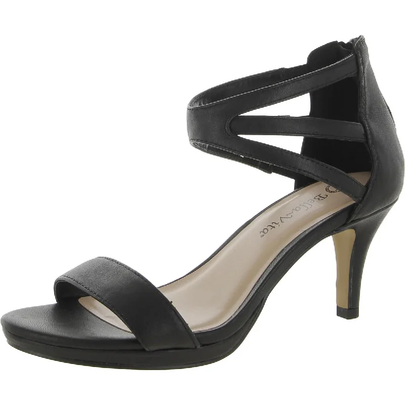 High heels for men with sole aches -Bella Vita Womens Everly Leather Ankle Strap Pumps