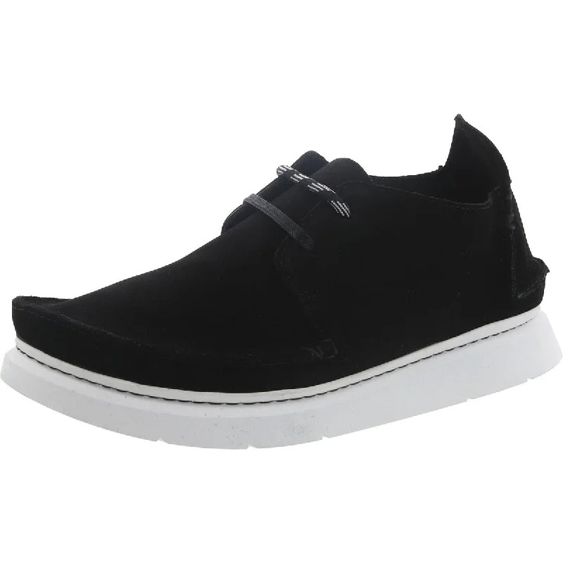 Athletic shoes with thick heels -Clarks Mens SEVEN Suede Lace-Up Casual And Fashion Sneakers