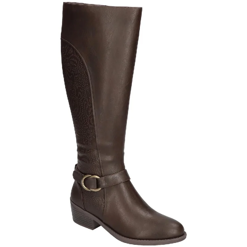 Boots with vivid ridge treads -Easy Street Womens Luella   Western Knee-High Boots