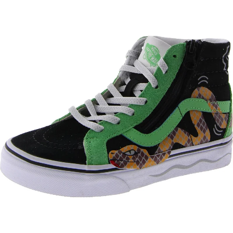 Athletic shoes for speed workouts -Vans Girls Little Kid Suede High-Top Sneakers