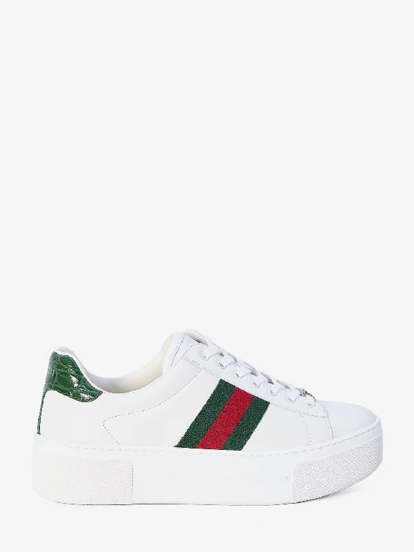 Athletic shoes with cozy insides -GUCCI Ace Sneakers 4.5cm Height for Women