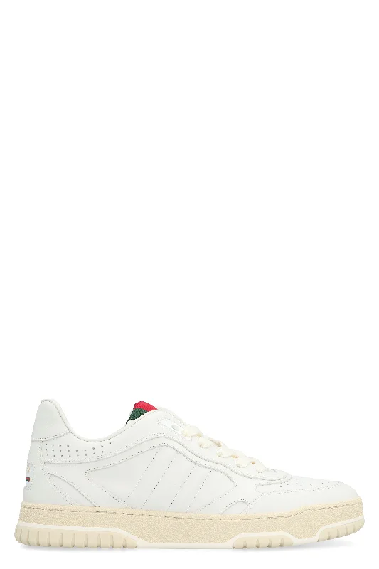 Athletic shoes for rainy days -GUCCI Re-Web Sneakers 3.2cm Height