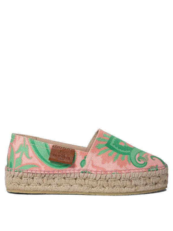 Athletic shoes for long shifts -ETRO Stylish Espadrilles for Women - Perfect for SS25