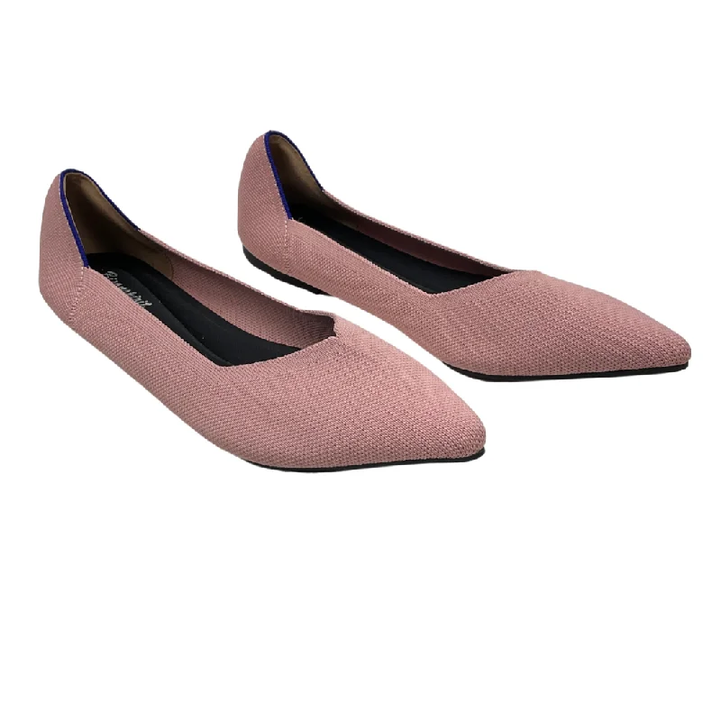 Flats for outdoor snow strolls -Shoes Flats By Clothes Mentor In Pink, Size: 11.5