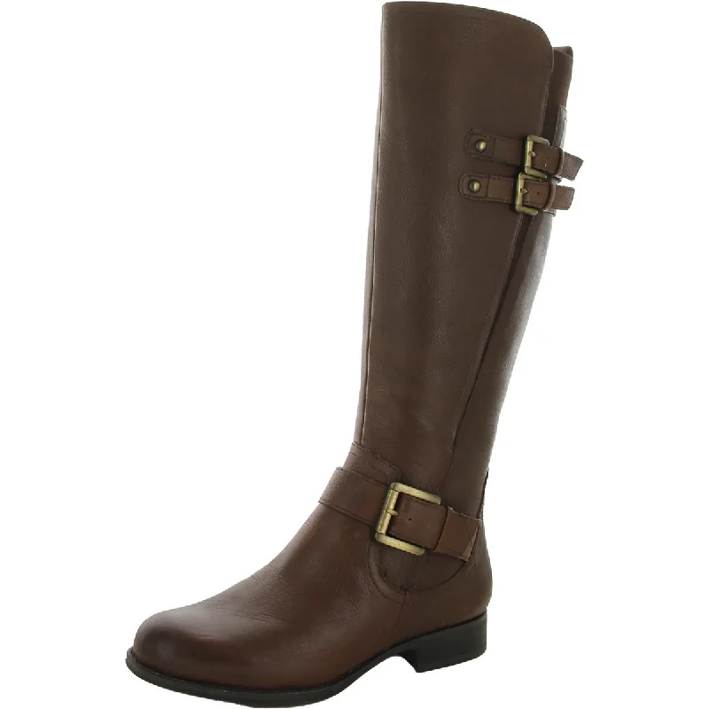 Naturalizer Womens Jessie Leather Riding Boots