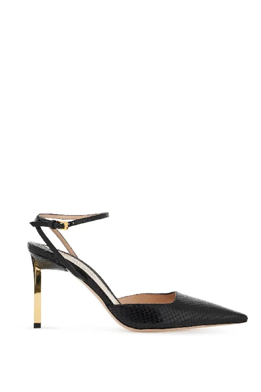 High heels for women with sole aches -Tom Ford Women's Cocco Print Slingback DãCol