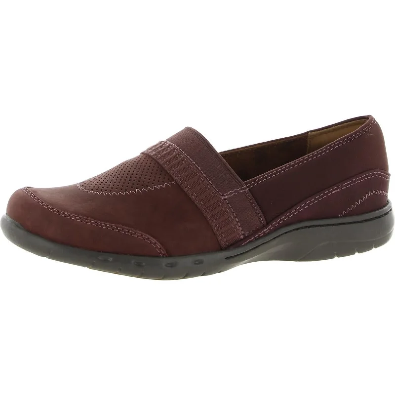 Athletic shoes for sporty kids -Cobb Hill Womens Penfield Aline Leather Casual Slip-On Sneakers