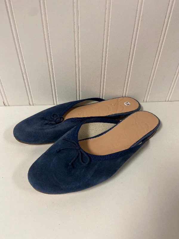 Flats for casual frost strolls -Shoes Flats By J. Crew In Navy, Size: 7.5