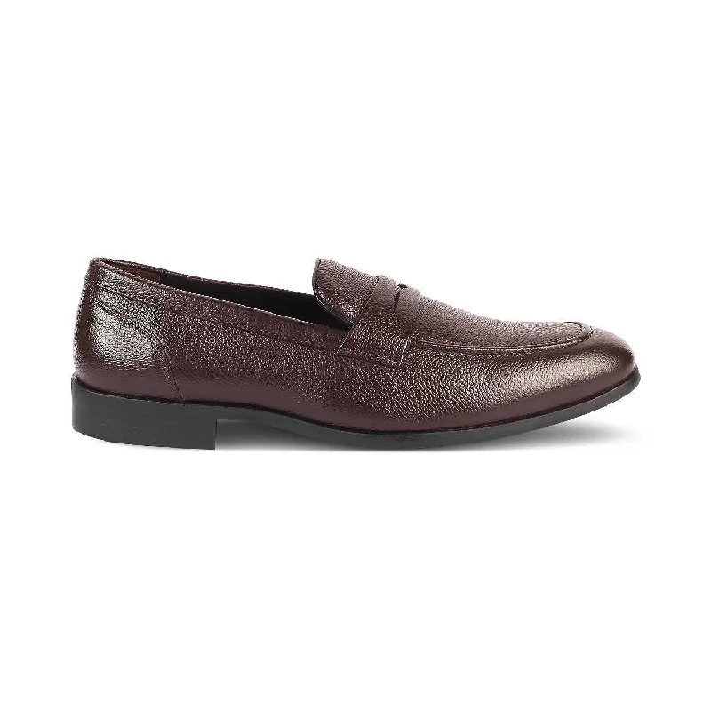 Stylish loafers for urban night comfort-The Quebec Brown Men's Leather Loafers Tresmode