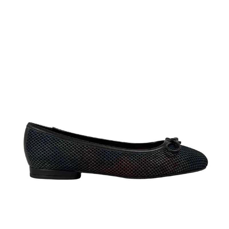 Flats for outdoor winter chats -'Colince' vegan ballet flat by Zette Shoes - nebula