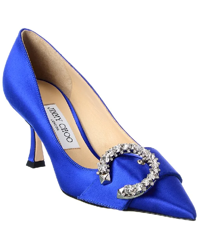 High heels for dewy garden paths -Jimmy Choo Melva 70 Satin Pump