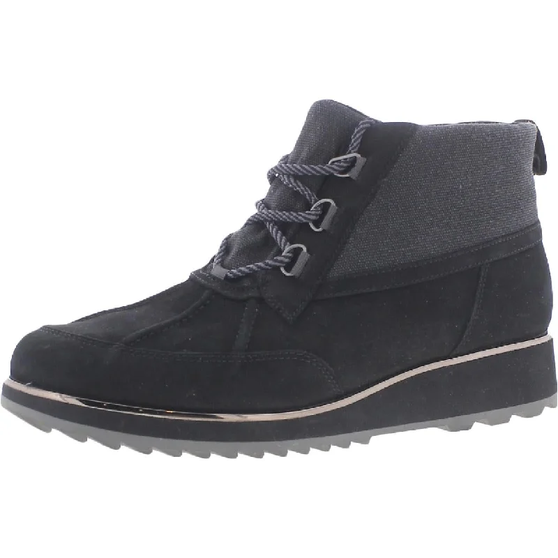 Boots with early ridge hush -Vionic Womens Nolan Leather Waterproof Combat & Lace-up Boots