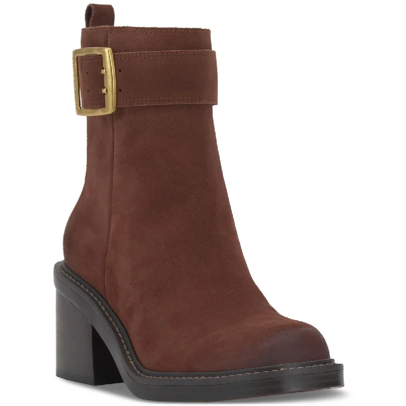 Boots with cold ridge repose -Vince Camuto Womens Bembonie Buckle Round Toe Mid-Calf Boots