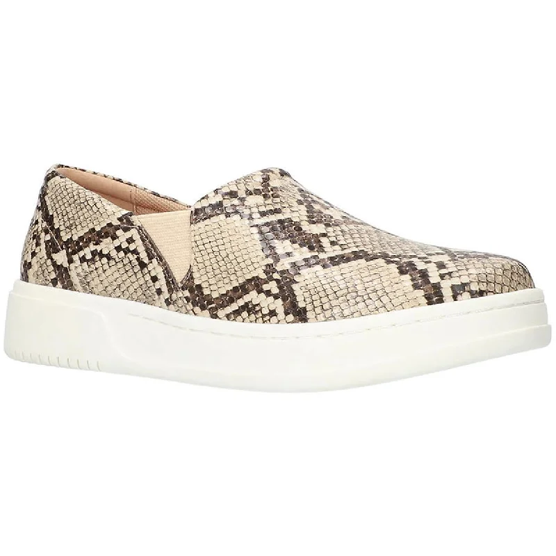 Athletic shoes for outdoor games -Bella Vita Womens Maribel  Performance Snake Print Slip-On Sneakers