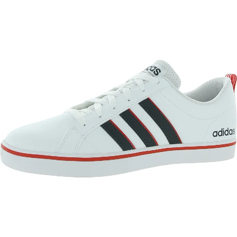 Athletic shoes with modern designs -Adidas VS Pace Faux Leather Striped Athletic Lifestyle Sneakers