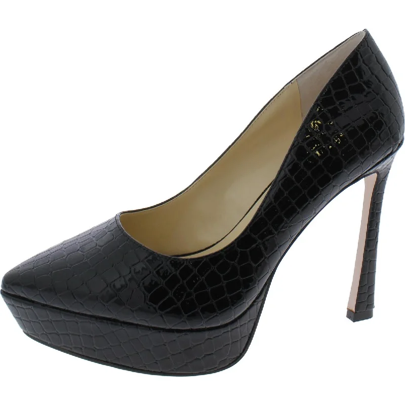 Black Kelly Croco Patent