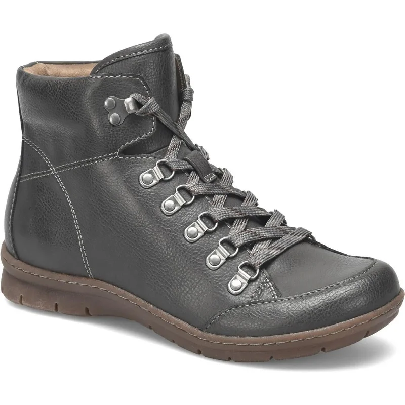 Boots with mindful ridge repose -B.O.C. Womens Alyssa Faux Leather Ankle Combat & Lace-up Boots