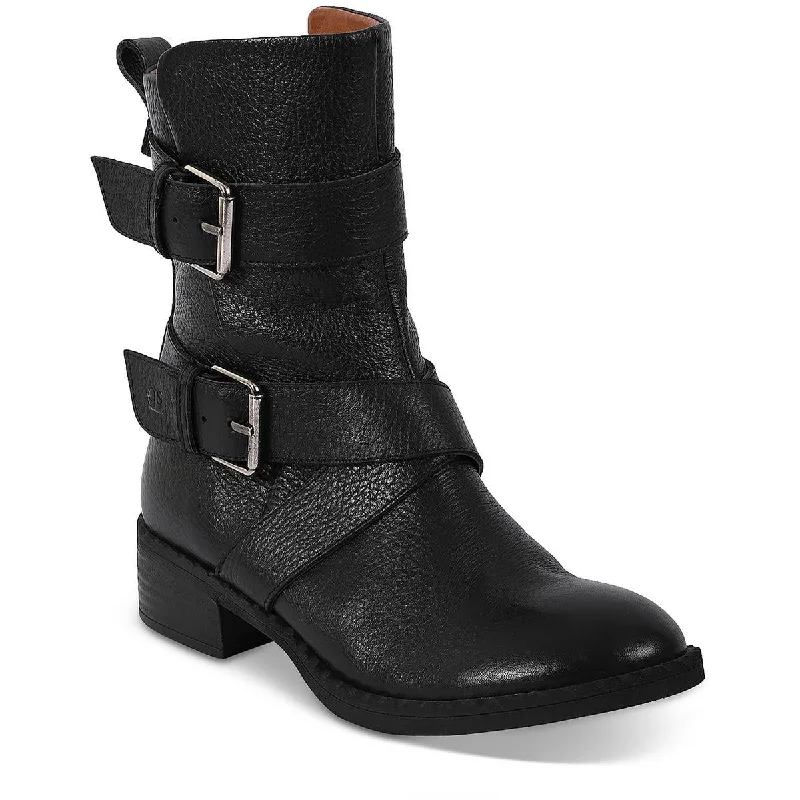 Boots for tots’ wild play -Gentle Souls by Kenneth Cole Womens Best Double Buckle Combat & Lace-up Boots