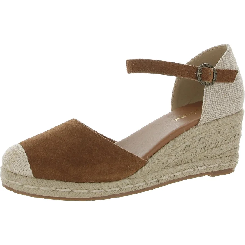 Durable sandals for sandy shore comfort-Barbour Womens FRANCES Almond toe Wedge Ankle Strap