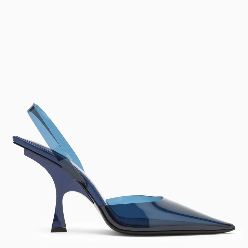 High heels under 50 dollars online -THE ATTICO Sleek PVC Slingback Pumps - Women's Size