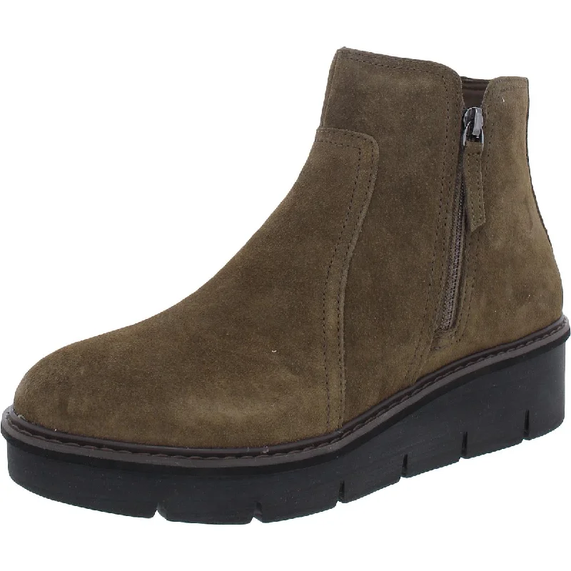 Boots with late ridge calm -Clarks Womens Arabell Zip Suede Ankle Chelsea Boots