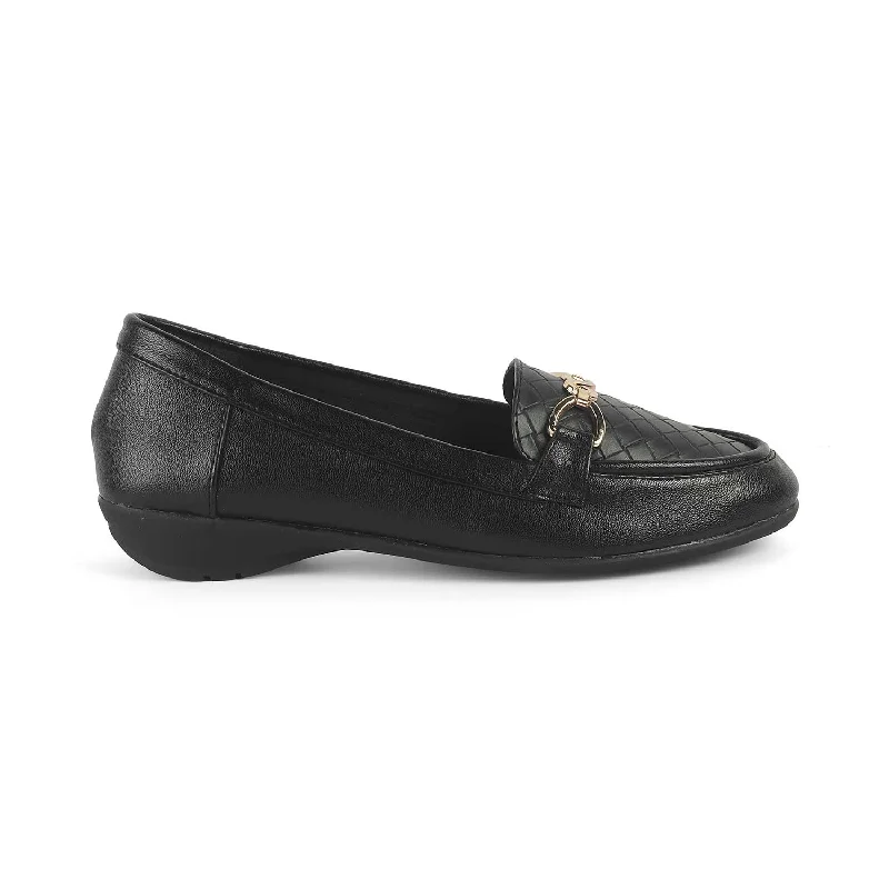 Cheap loafers for casual night comfort-Tresmode Moro Black Women's Casual Loafers