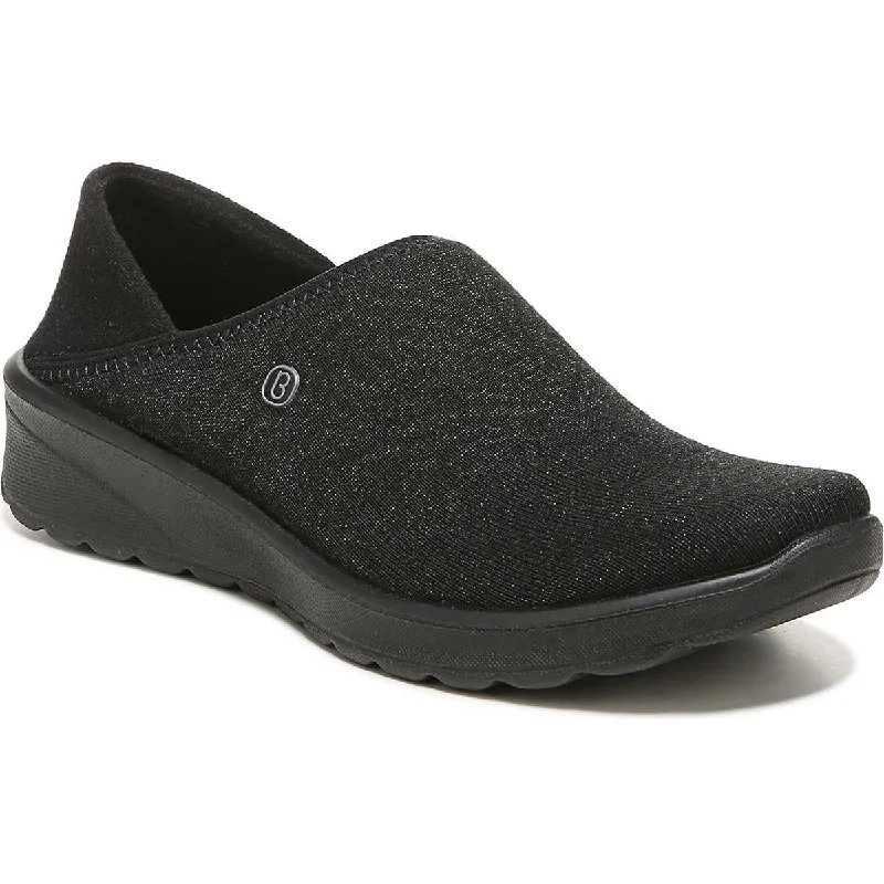 Athletic shoes with durable midsoles -Bzees Womens Get Away Fitness Lifestyle Slip-On Sneakers