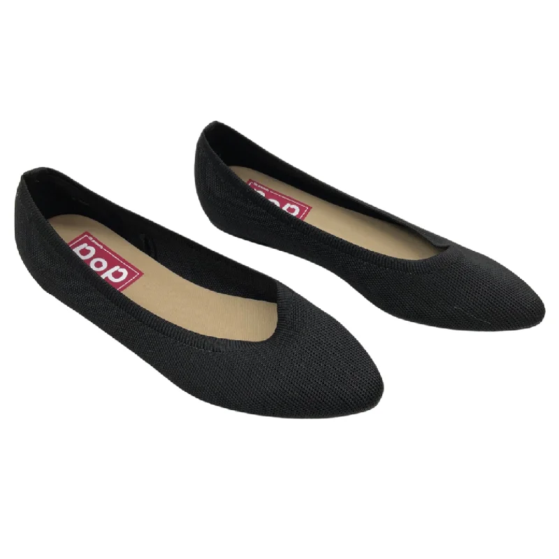 Flats for frozen lake strolls -Shoes Flats By Clothes Mentor In Black, Size: 6.5