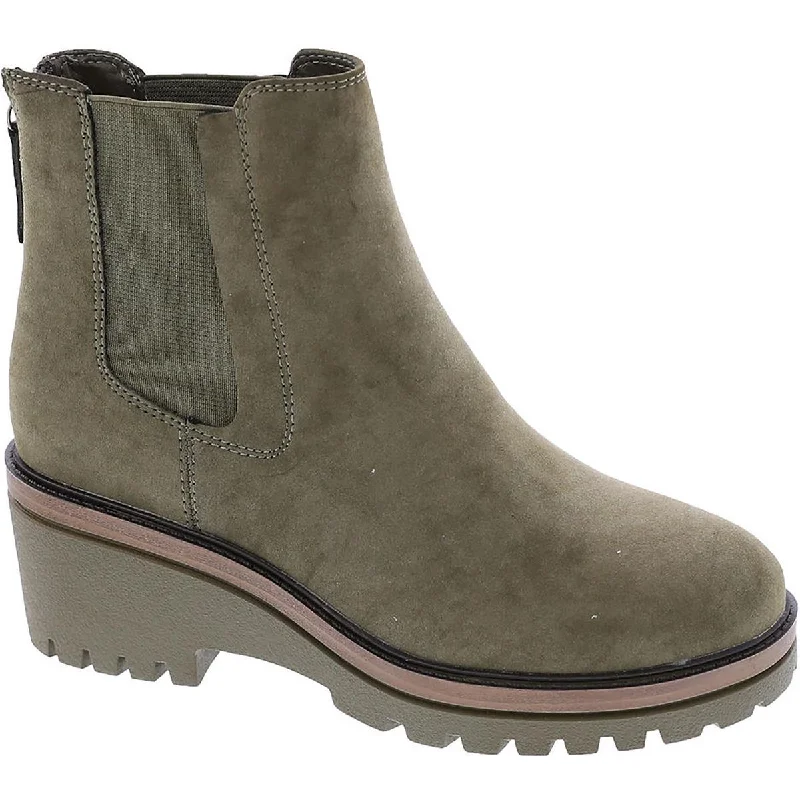 Boots for sticky trail air -Mia Womens Sefi Suede Ankle Chelsea Boots