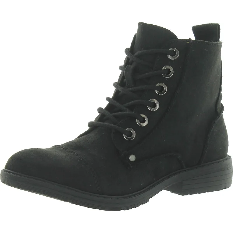 Light boots for slim packs -Very G Womens Birdie  Pull On Round Toe Combat & Lace-up Boots