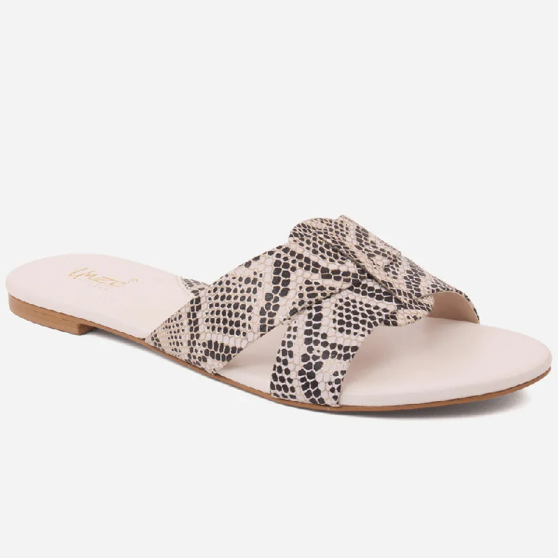 Slippers with zigzag home flair -Women "EVA" Classic Open Toe Slippers