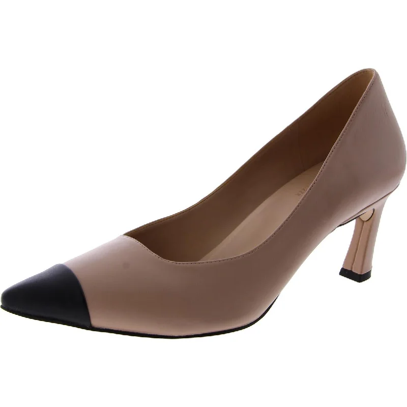 High heels with durable heel treads -27 Edit Womens Mara Leather Pointed Toe Pumps