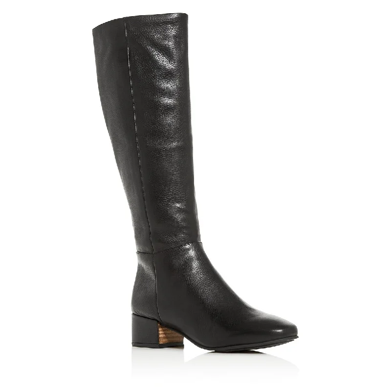 Boots with rainy ridge repose -Gentle Souls by Kenneth Cole Womens Ella Leather Knee-High Block Heel Boot