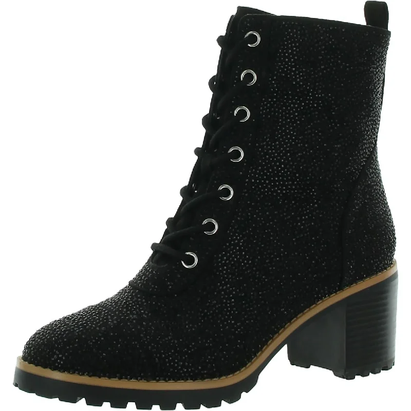 Boots with filmy trail tops -INC Womens Dressy Zipper Combat & Lace-up Boots