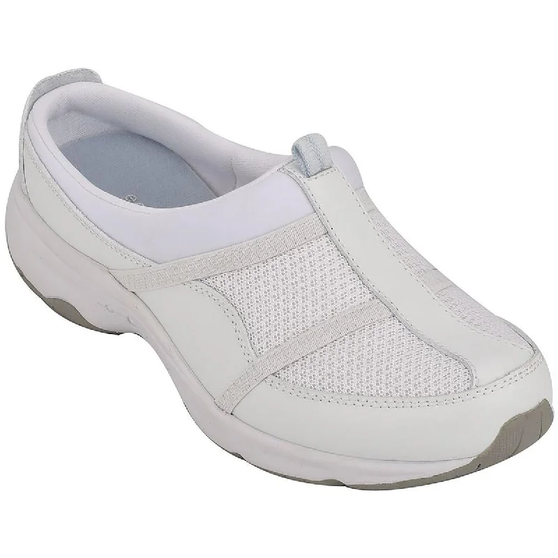 Athletic shoes with sleek vibes -Easy Spirit Womens Argyle Comfort Insole Slip On Mule Sneakers