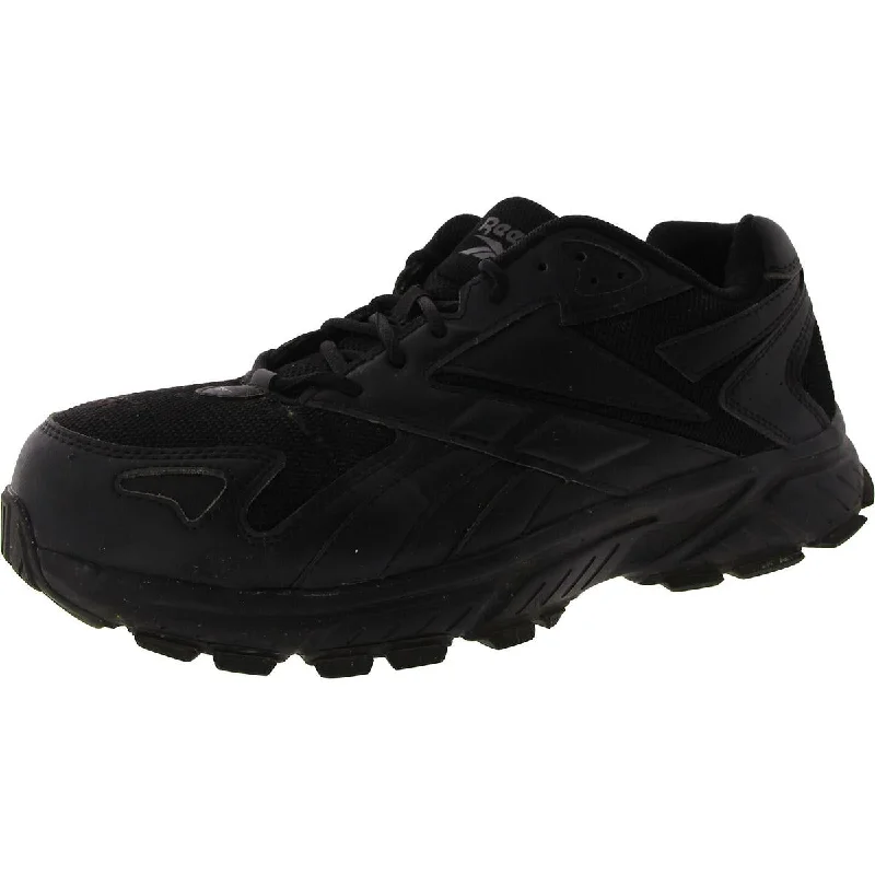 Athletic shoes with cozy linings -Reebok Mens HYPERIUM WORK Mesh Sneakers Work & Safety Shoes