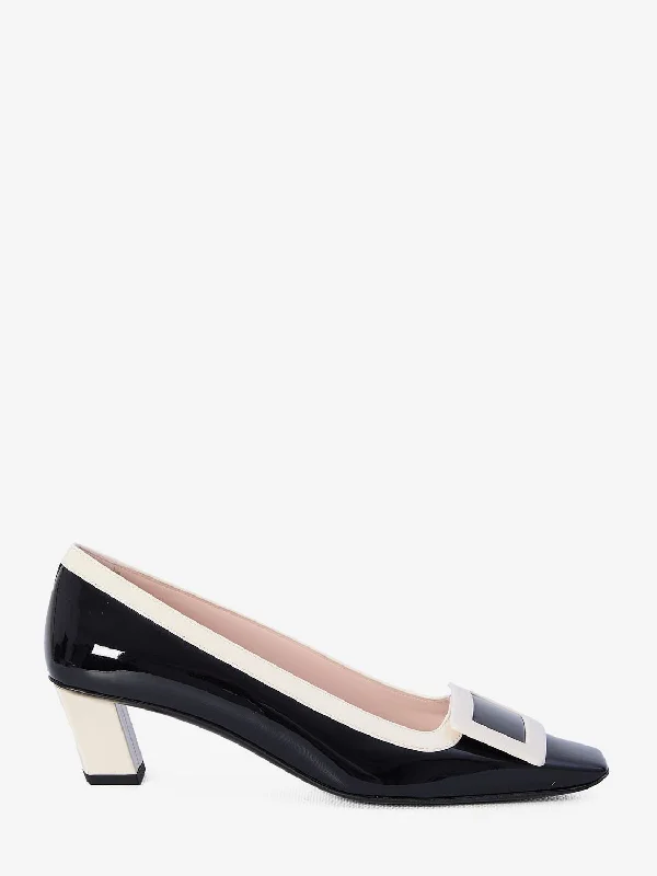 High heels for outdoor dusk suppers -ROGER VIVIER Elevated Belle Vivier Mini Heeled Pumps - 4.5cm