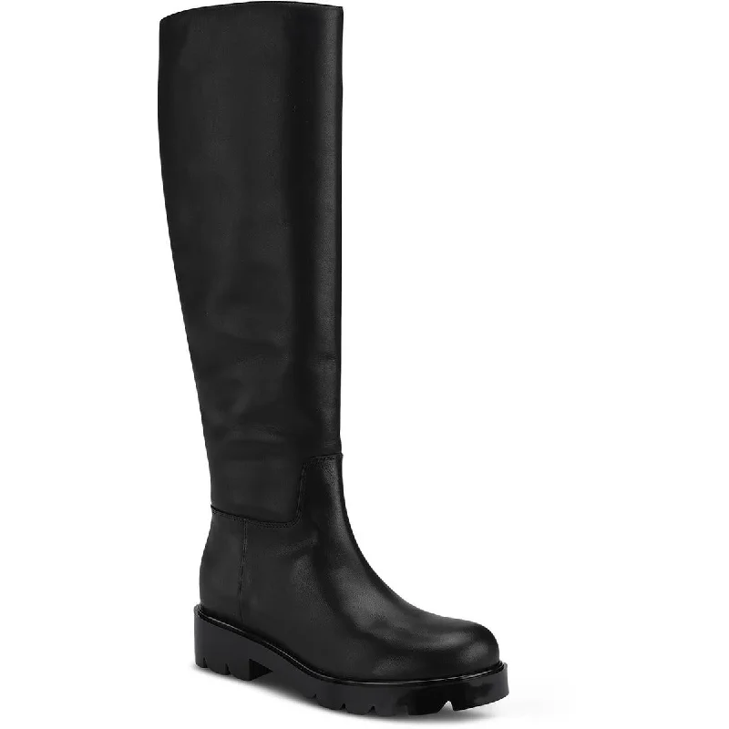 Boots with ridge trail vibes -Marc Fisher Womens Phidias Leather Tall Knee-High Boots