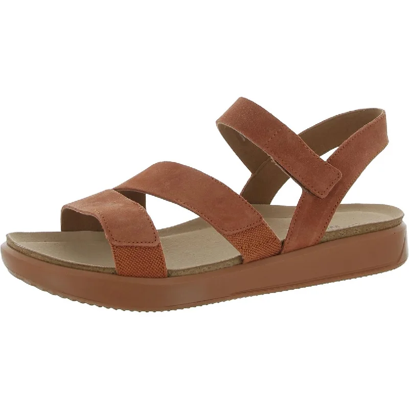 Fashionable sandals for warm shore evenings-Rockport Womens Kells Bay Leather Ankle Strap Sport Sandals